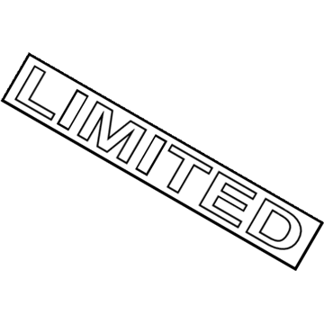 Ford 5F9Z-7442528-C Name Plate