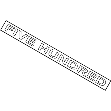 Ford 5G1Z-5442528-A Name Plate