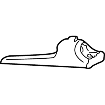 1F1Z-74551A02-AAA Ford Cover, Passenger Side Illustration 1 of 1