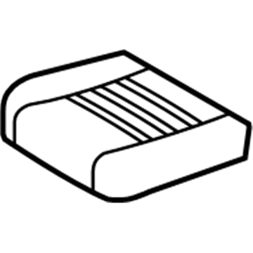 Ford 8C3Z-2663804-AA Cover Assembly - Rear Seat Cushion