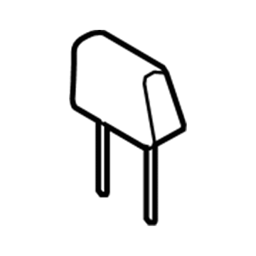 Ford 4C3Z-26611A08-AA Head Rest Assembly
