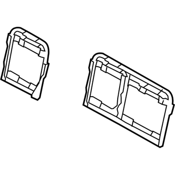 Ford 8C3Z-26613A38-B Frame - Rear Seat Back