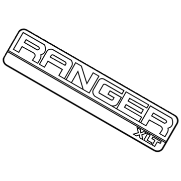 Ford 6L5Z-9942528-A Name Plate