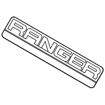 Ford Ranger Emblem - 6L5Z-9942528-B