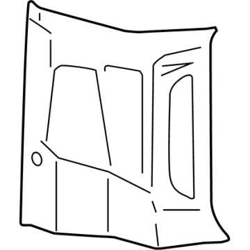 Ford CK4Z-6131011-AA Trim - D Pillar - Upper