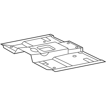 Mercury 6L2Z-7811135-A Pan Assembly - Floor Front