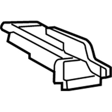 Ford 1L2Z7810684AA Crossmember Extension, Passenger Side 1L2Z7810684AA Ford Crossmember Extension, Passenger Side Illustration 1 of 1