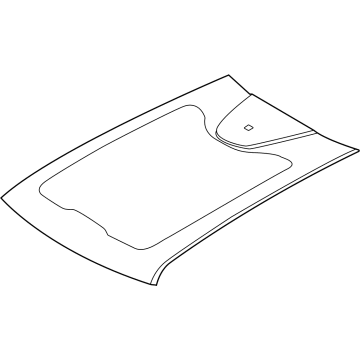 LJ8Z-74500A18-C Ford Glass Illustration 1 of 1