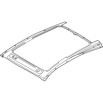 Ford LJ8Z-5850222-B Reinforcement - Roof Panel