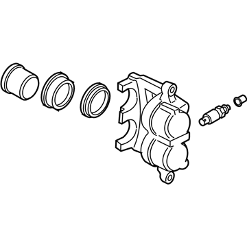 Mercury 6L5Z-2B120-A Caliper Assembly - Brake - Less Pad