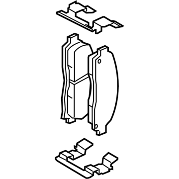 Mercury 2U2Z-2V001-YA Kit - Brake Lining