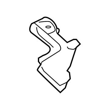 Ford BK3Z-99611B91-AA Bezel - Seat Belt Guide Bracket