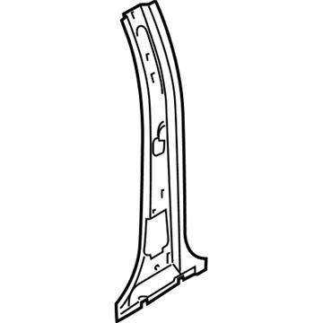 Ford FL3Z-1624300-C Panel Assembly - B Pillar - Inner