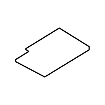 Ford PR3Z-63045G34-AA Console Assembly Mat PR3Z-63045G34-AA Ford Console Assembly Mat Illustration 1 of 1