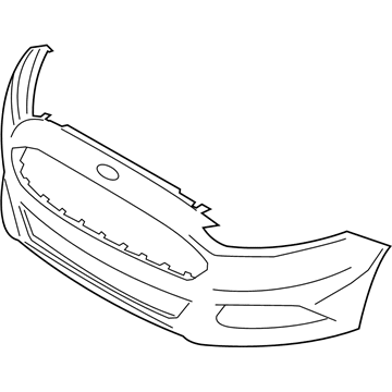 Ford Bumper Cover - ES7Z-17757-DAPTM
