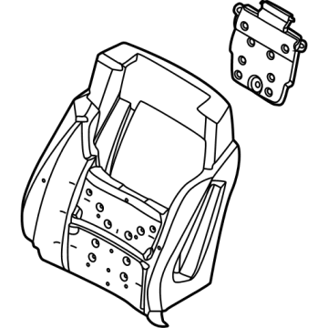 Ford PC3Z-1664811-A Pad - Seat Back