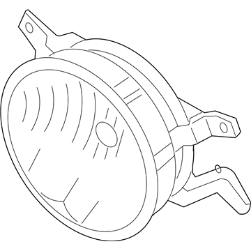 Ford 4F9Z-15200-AA Lamp Assembly - Fog - Front