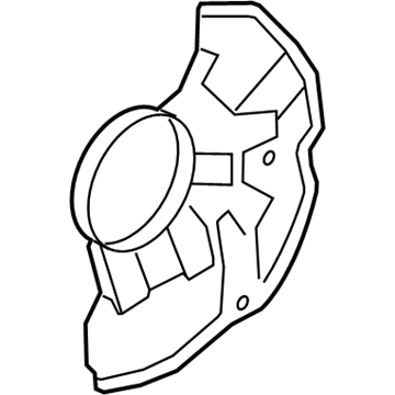 Ford 6E5Z-2K004-AA Shield - Splash