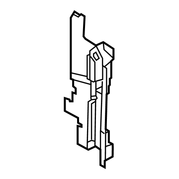 Ford L1MZ-8348-C Side Seal, Passenger Side L1MZ-8348-C Ford Side Seal, Passenger Side Illustration 1 of 1