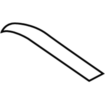 JL1Z-7850462-AL Ford Roof Molding, Passenger Side Illustration 1 of 1