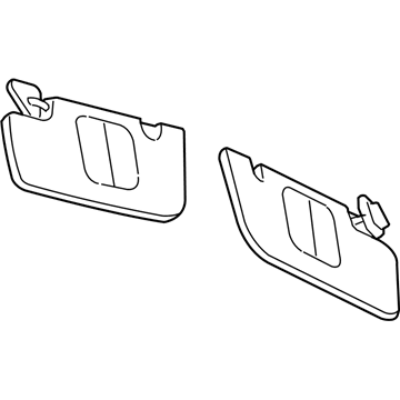 Ford 8R3Z-6304104-AA Visor Assembly - Sun