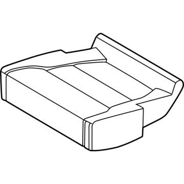 Ford NL3Z-1863804-AA Cover Assembly - Rear Seat Cushion