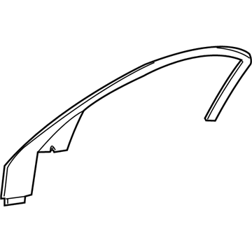 Lincoln LS Door Moldings - YW4Z-5420891-AAD