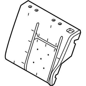 Ford BE8Z-5466801-B Pad - Rear Seat Back