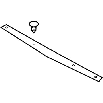 Ford Special Service Police Sedan Air Deflector - DA5Z-8327-B