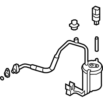 Ford 8L8Z-19C836-C Accumulator Assembly - Air Conditioning
