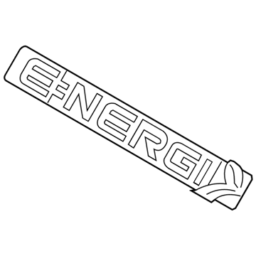Ford DM5Z-9942528-B Name Plate