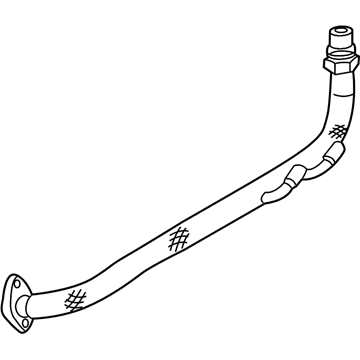 Ford 3S4Z-9D477-AA Tube - EGR Valve To Exhaust Manifold