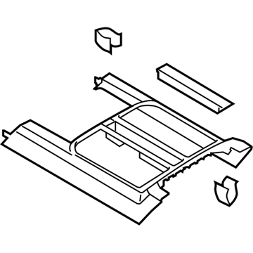 Ford KL3Z-15045A76-AG Panel Assembly - Console