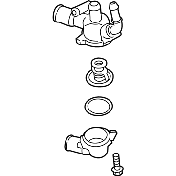 Ford DS7Z-8A586-D Connection Water Outlet