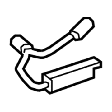 7CPZ-18K891-C Ford Ground Cable, Rear Driver Side Illustration 1 of 1