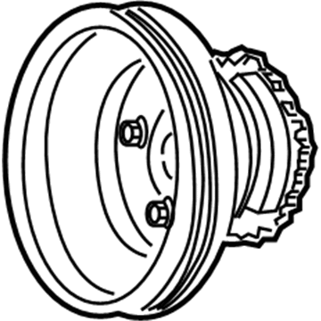 Ford XL3Z-6B321-AA Pulley - Crankshaft