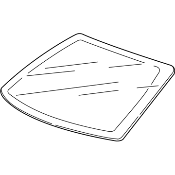 Ford 4F2Z-1703100-AA Glass - Windscreen