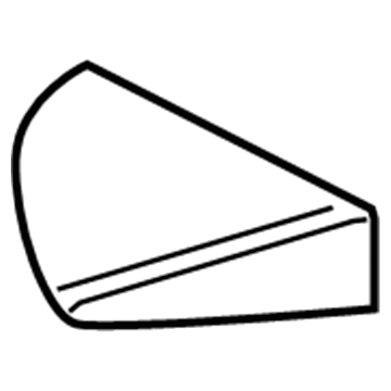 Ford DP5Z-6K089-A Insulator Pad DP5Z-6K089-A Ford Insulator Pad Illustration 1 of 1