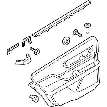 Lincoln GD9Z-5427406-BN Panel - Door Trim - Upper