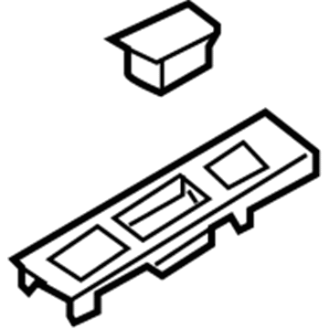 GD9Z-14527-AA Ford Switch Housing, Driver Side Illustration 1 of 1