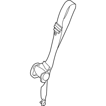Ford CK4Z-14611B69-AB Seat Belt Assembly CK4Z-14611B69-AB Ford Seat Belt Assembly Illustration 1 of 1