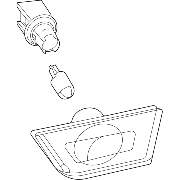 Ford NZ6Z-13A565-A Reflector Assembly