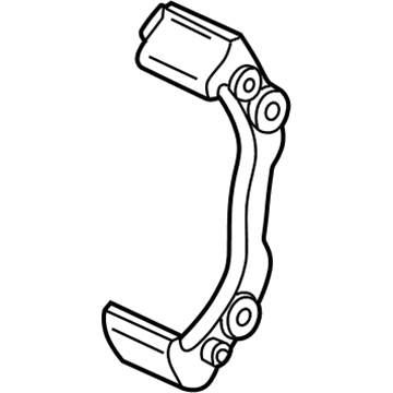Ford F75Z-2B583-AA Plate Assembly - Brake Back