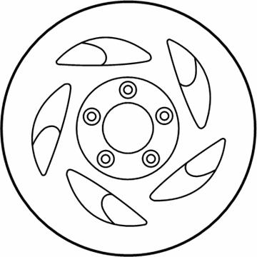 Ford F75Z-1007-EB Wheel Assembly