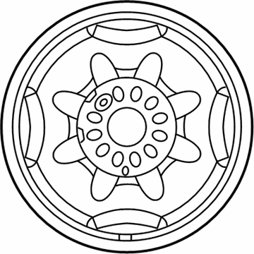 Ford YL3Z-1015-AB Wheel Assembly