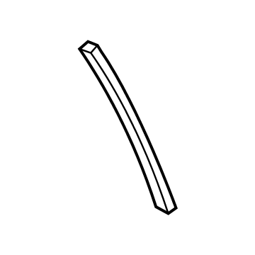Ford FA1Z-5820568-A Lower Weatherstrip FA1Z-5820568-A Ford Lower Weatherstrip Illustration 1 of 1