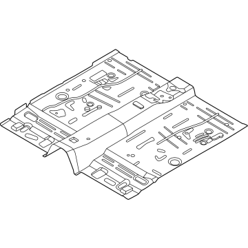 Lincoln PZ1Z-7811135-C Front Floor Pan
