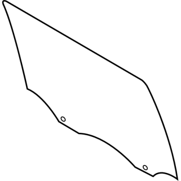 Ford FL3Z-1625713-G Glass - Rear Door