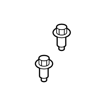 Ford -W500232-S439 Bolt - Hex Head - Flanged