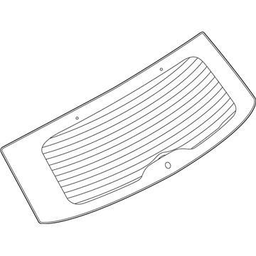 Lincoln MJ7Z-7842006-A Glass - Back Window